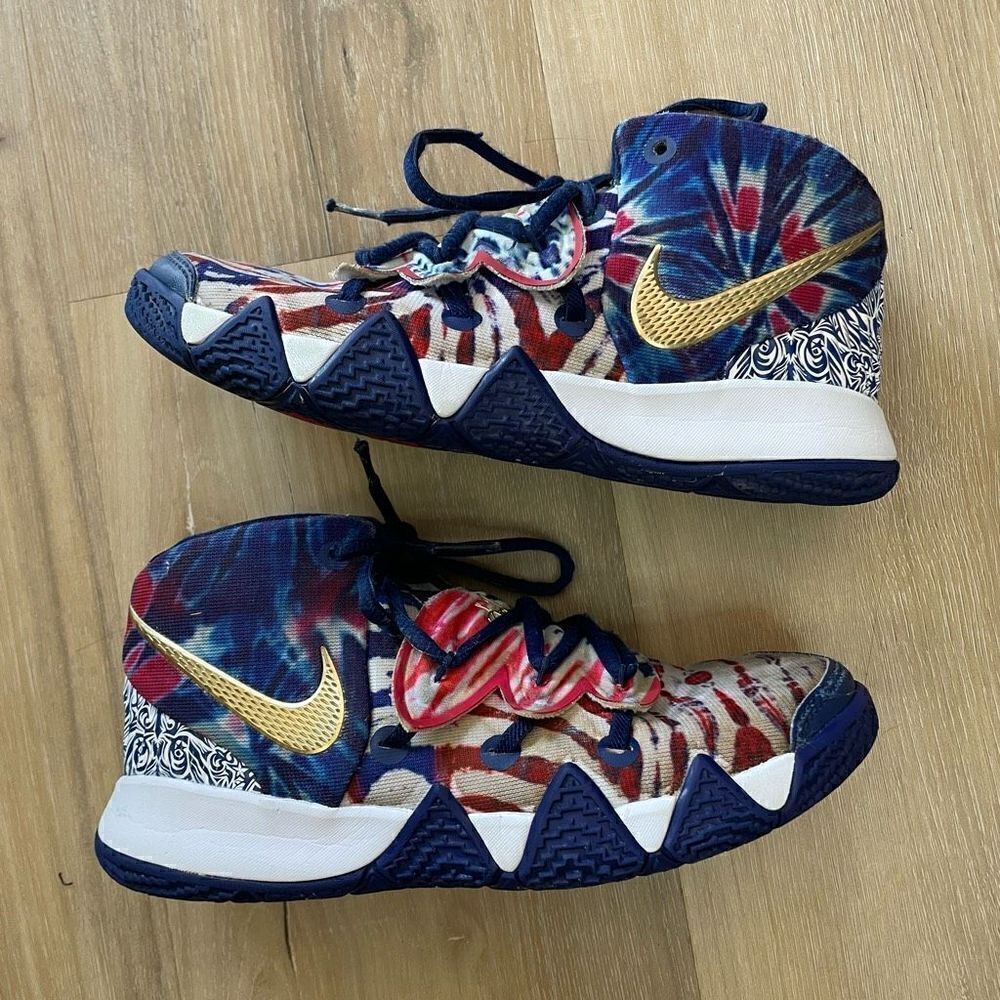 Nike 3Y What the USA Kybrid Midnight Navy White Sneakers Athletic Shoes